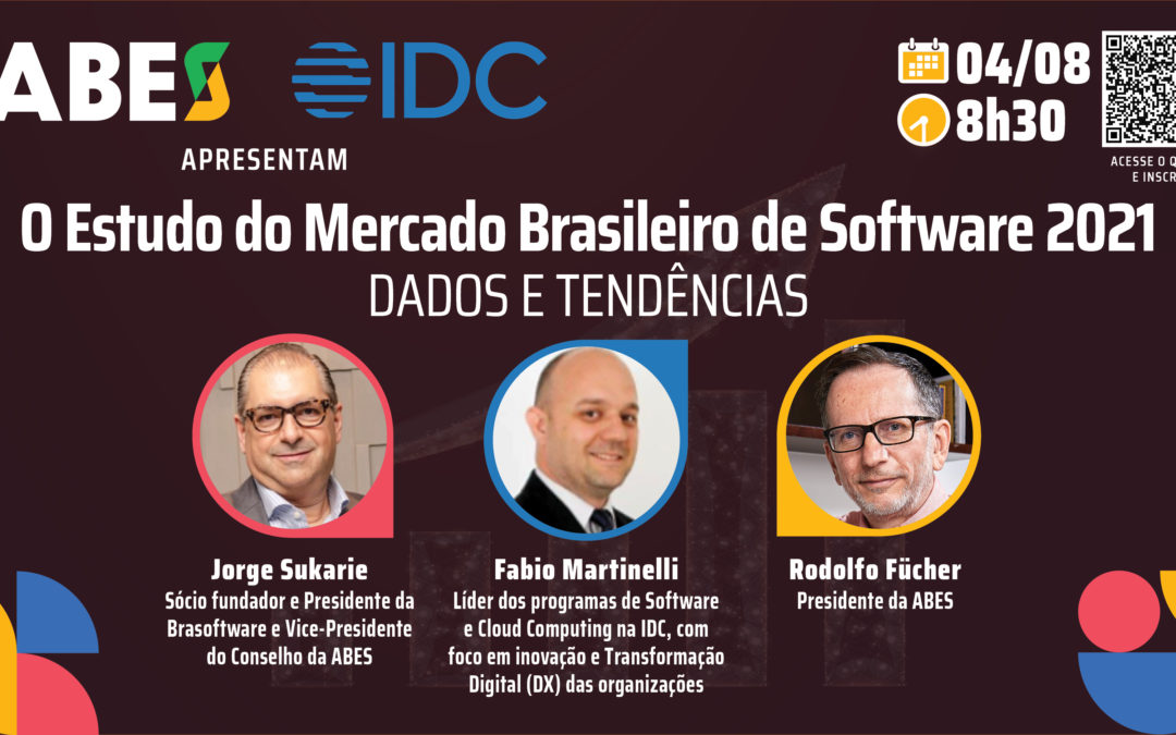 ABES convida para a apresentação do Estudo do Mercado Brasileiro de Software – Panorama e Tendências 2021