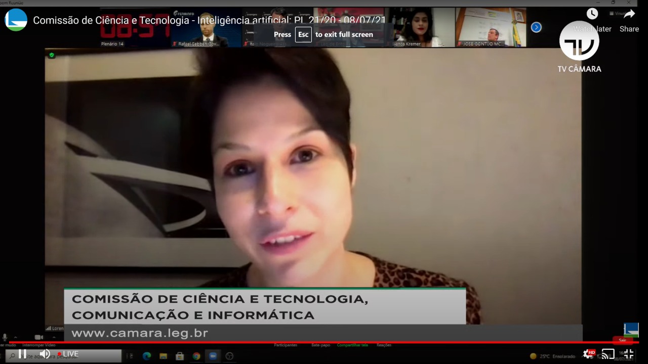 ABES participa de audiência pública na Câmara dos Deputados sobre regulamentação em Inteligência Artificial