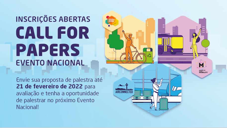 Abertas as inscrições do Call For Papers para o Connected Smart Cities & Mobility e AirConnected 2022