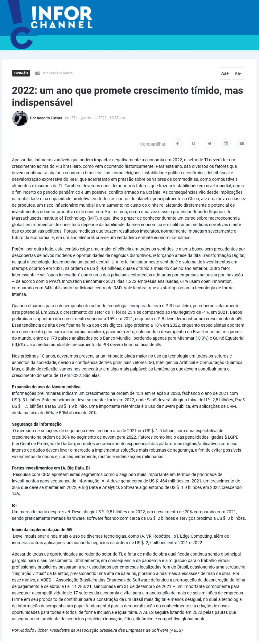 InforChannel – 27/01/2022