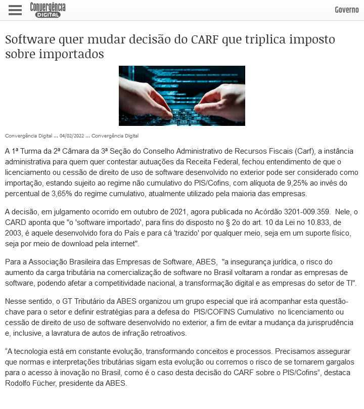 Convergência Digital – 04/02/2022