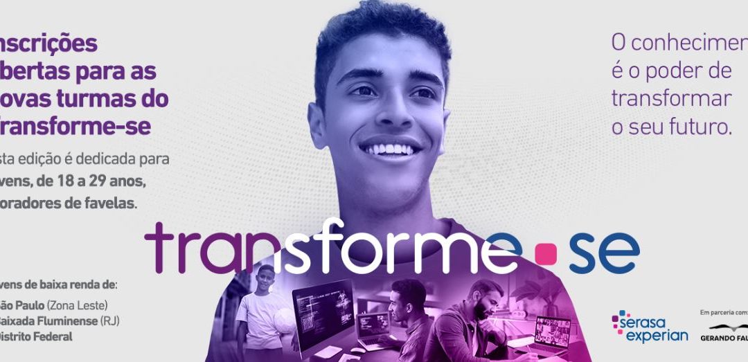 Serasa Experian e Gerando Falcões oferecem bolsas de estudo gratuitas para jovens em vulnerabilidade, ingressarem na área de Tecnologia
