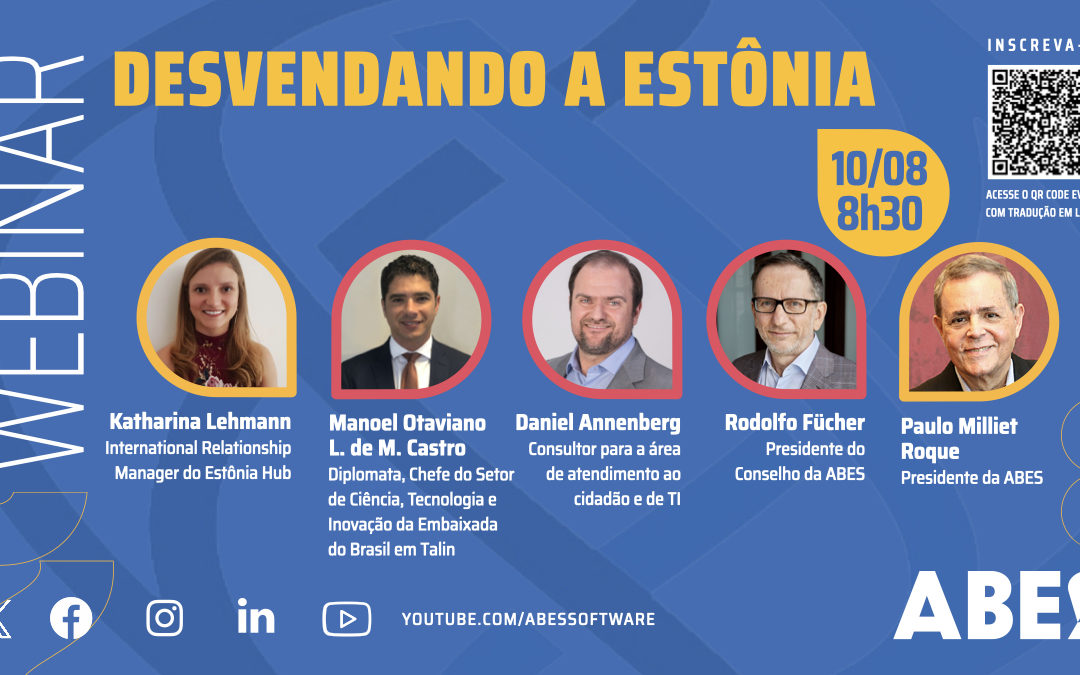 ABES promove o webinar “Desvendando a Estônia” no dia 10/08