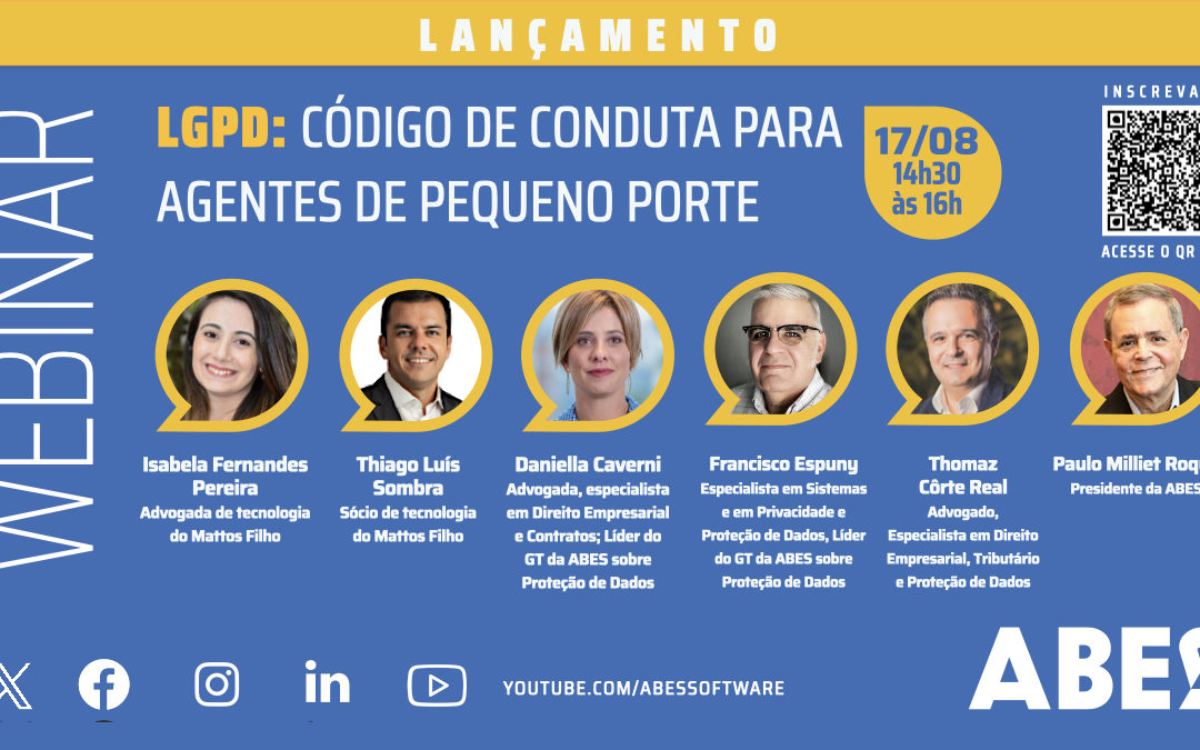 ABES promove webinar para o lançamento de guia sobre a LGPD para PMEs em 17/08