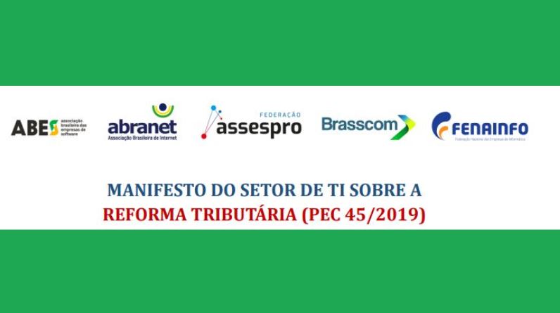 Manifesto: ABES e 4 entidades de TI reivindicam alíquota reduzida na Reforma Tributária