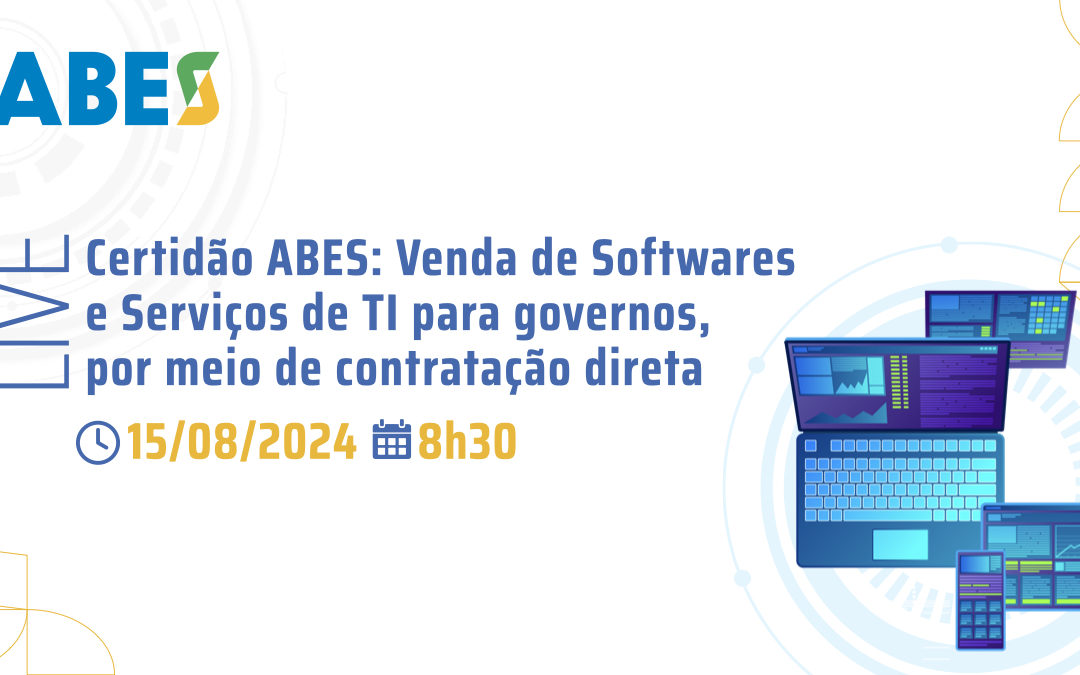 Próxima live aborda o uso das Certidões da ABES na área de Compras Públicas