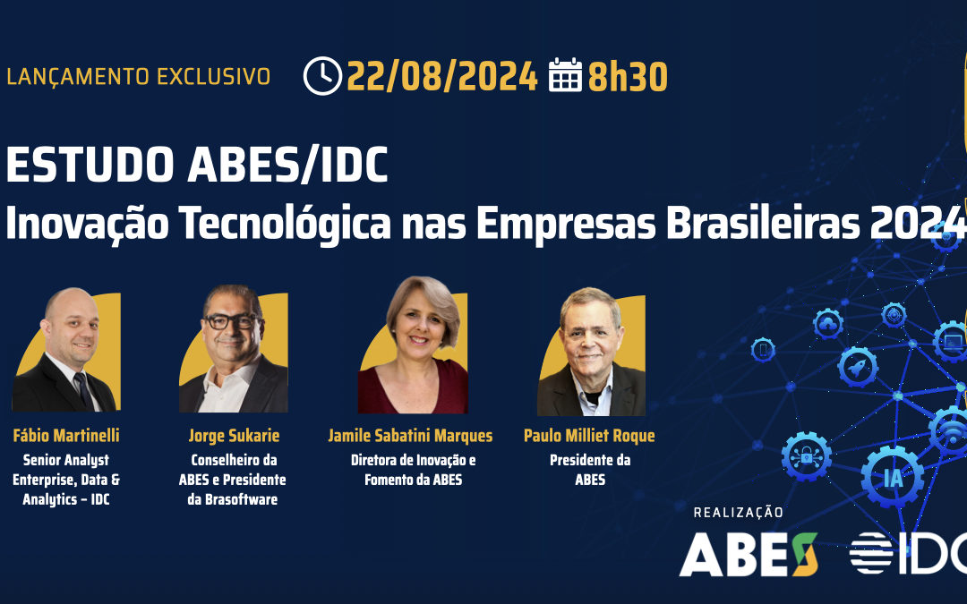 Imperdível: Live de Lançamento da 2ª Edição do Estudo “Inovação Tecnológica nas Empresas Brasileiras 2024”