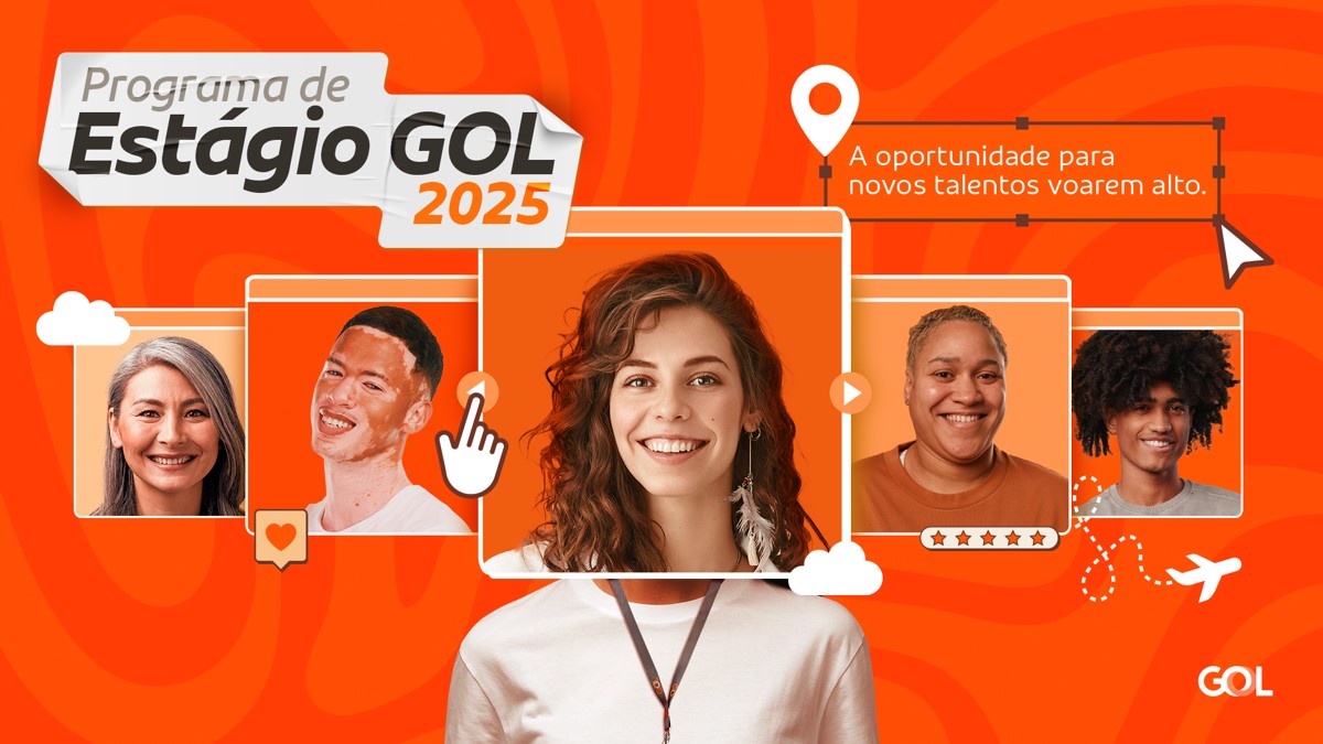 GOL abre inscrições para Programa de Estágio 2025