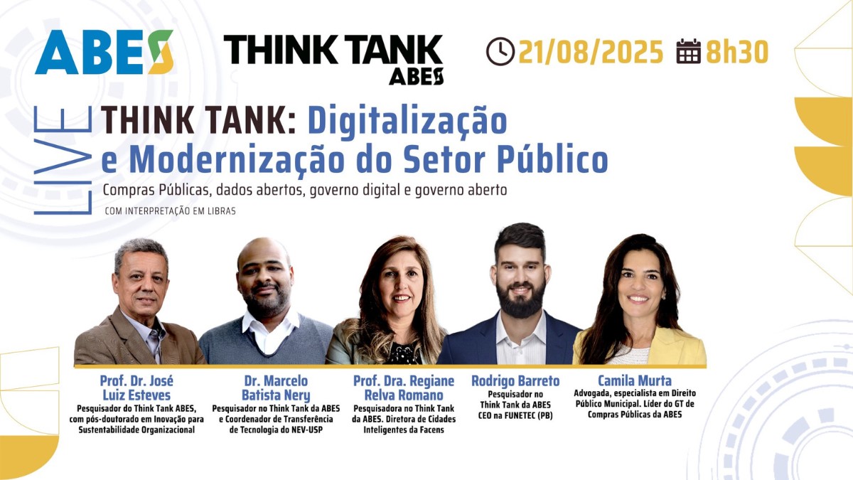 Pesquisadores do Think Tank da ABES debatem caminhos para a modernização do setor público