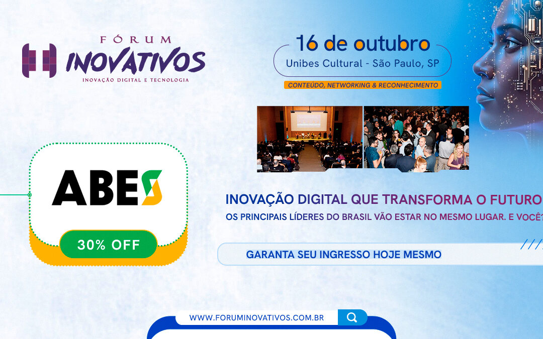 São Paulo recebe mais de 300 líderes para debater o futuro digital no Fórum Inovativos