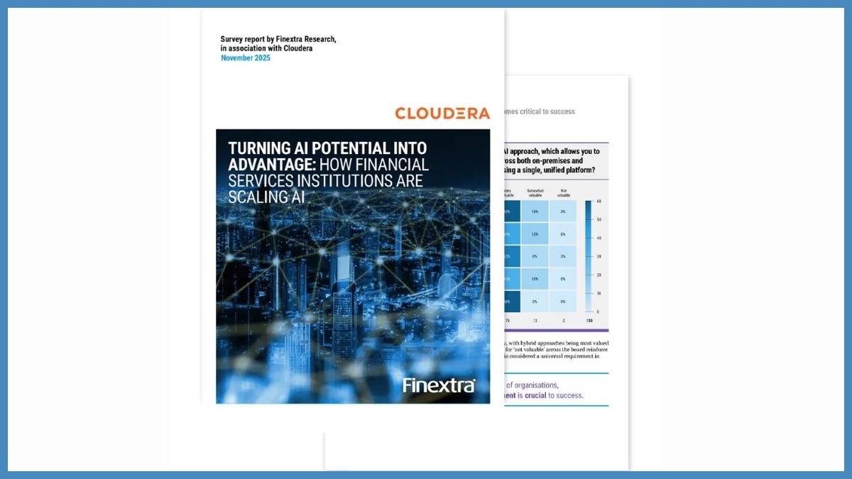 Cloudera e Finextra revelam que a IA híbrida é o novo padrão nos serviços financeiros, com 91% apontando como altamente valiosa