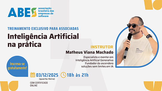 Treinamento Inteligência Artificial na Prática - 03/12/2025 - das 18h às 21h