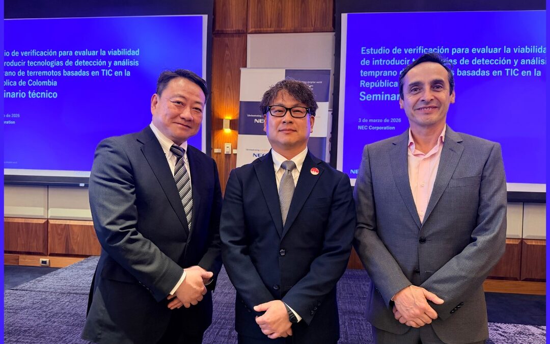 NEC testa na Colômbia seu Sistema de Alerta Precoce de Terremotos (EEWS)